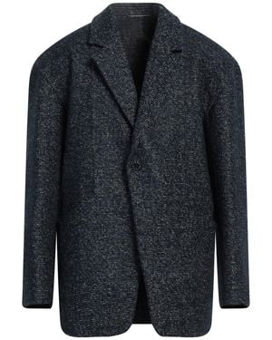 Dior Coat Virgin Wool, Polyester, Acrylic, Alpaca Wool, Cotton - Blue