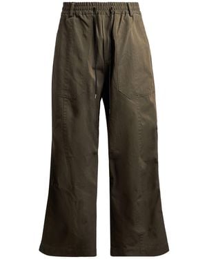 Isabel Benenato Trousers Wool, Cotton, Polyester - Green