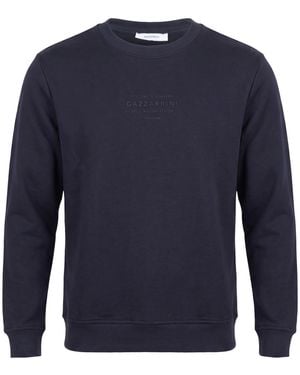 Gazzarrini Midnight Sweatshirt Cotton - Blue