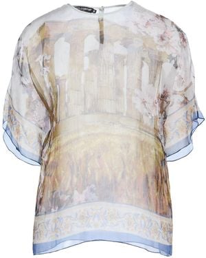 Dolce & Gabbana Light Top Silk - White