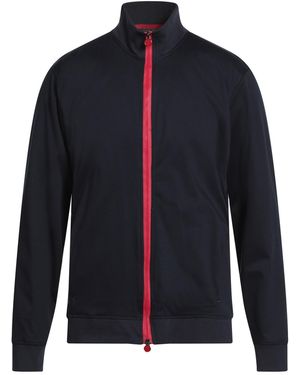 Kiton Midnight Sweatshirt Cotton, Elastane - Blue
