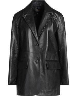 Maje Blazer Lambskin - Black