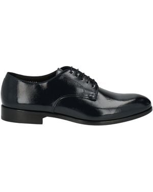 Doucal's Midnight Lace-Up Shoes Leather - Black