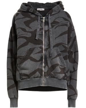 Crossley Charcoal Sweatshirt Cotton - Black