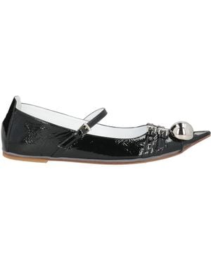 Dove Nuotano Gli Squali Ballet Flats - Black