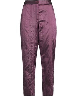ANNA PALMER LOS ANGELES Trousers - Purple