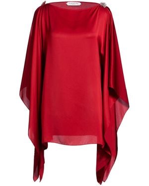 Lanvin Top Silk - Red
