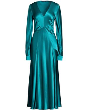 Alberta Ferretti Vestido Largo - Azul