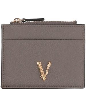 Versace Tarjetero - Gris