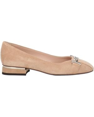 Tod's Ballet Flats Leather - Natural