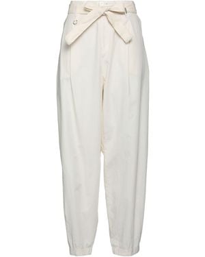 High Trouser - White