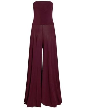 Alaïa Burgundy Jumpsuit Viscose, Elastane - Purple