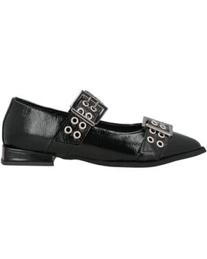 Divine Follie Ballet Flats Leather - Black