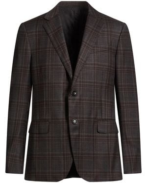 ZEGNA Blazer Wool, Silk - Black