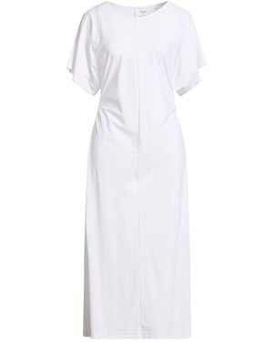 Caliban Midi-Kleid - Weiß