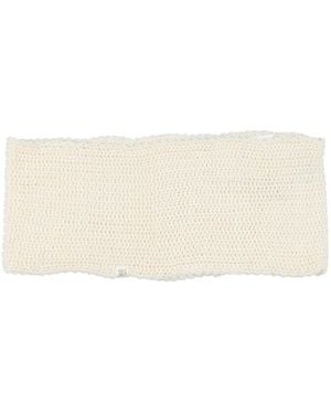 Peuterey Cream Scarf Acrylic, Wool - Natural