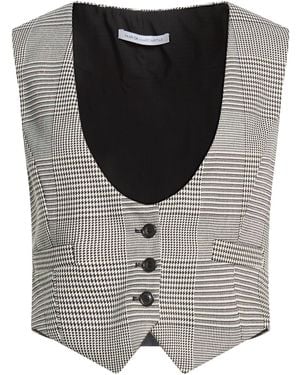 Mar De Margaritas Tailored Vest Polyester, Viscose, Elastane - Black