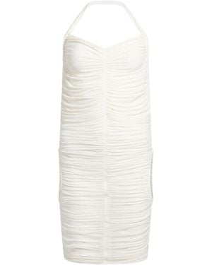 Mugler Midi Skirt Polyamide, Elastane - White