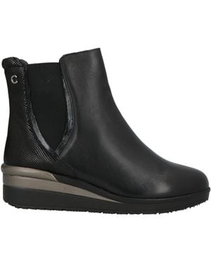 Cinzia Soft Ankle Boots Leather - Black