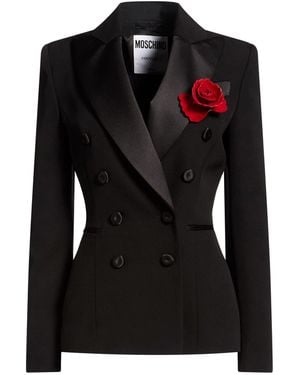 Moschino Blazer Virgin Wool - Black