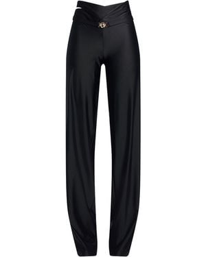 Marine Serre Pants Polyamide, Elastane - Blue