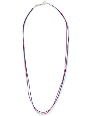 Isabel Marant Necklace Polyester, Brass, Tin - Blue