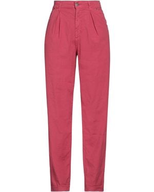 CIGALA'S Pants Linen, Cotton, Elastane - Red
