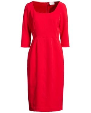 Nenette Midi-Kleid - Rot