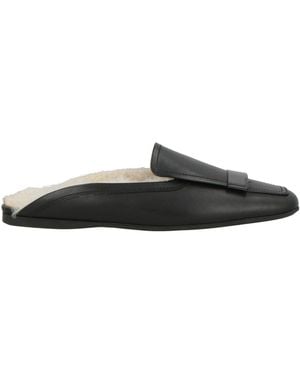 Sergio Rossi Mules & Clogs Leather - Black