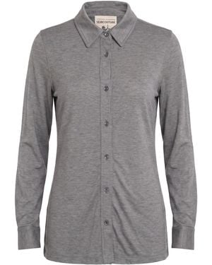 Semicouture Shirt Lyocell - Gray
