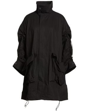 Yohji Yamamoto Overcoats & Trench Coats - Black