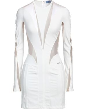 Mugler Mini Dress Polyamide, Elastane - White