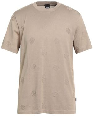 BOSS T-Shirt Cotton - Natural