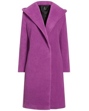 Hanita Coat Polyester, Viscose - Purple