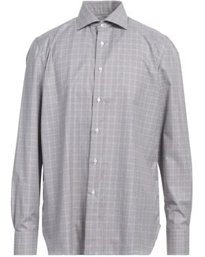 Luigi Borrelli Napoli Dove Shirt Cotton - Grey