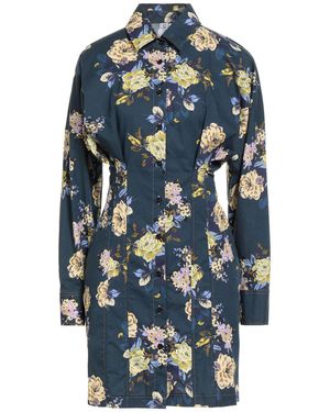 Liu Jo Mini Dress Cotton, Elastane - Blue