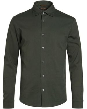Moorer Military Shirt Cotton - Green