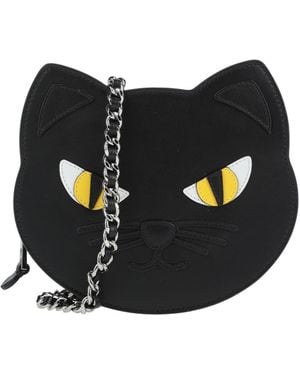 Moschino Cross-Body Bag Soft Leather - Black