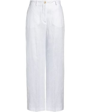 19.70 Nineteen Seventy Pants Linen - White