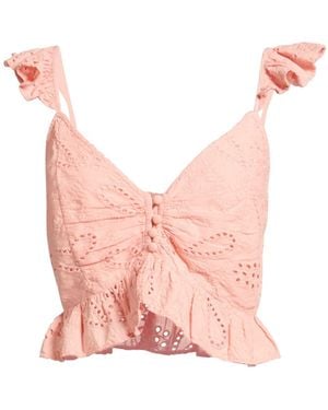 Guess Top Cotton - Pink