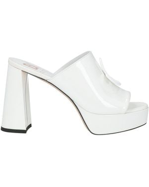 Patou Sandals Leather - White