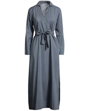 Caliban Midi Dress Cotton - Blue