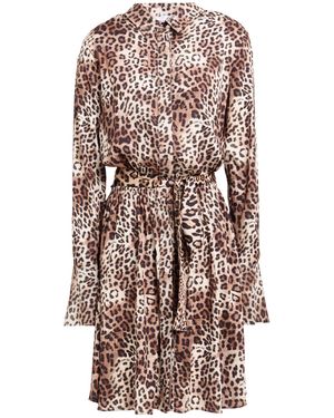 Gaelle Paris Sand Mini Dress Polyester, Elastane - Natural