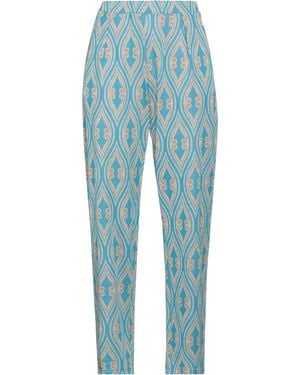 Niu Trousers Viscose, Polyamide, Metallic Fibre, Elastane - Blue