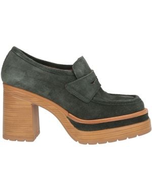 Pons Quintana Dark Loafers Leather - Green