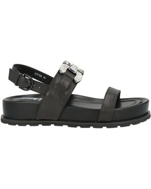 Jeannot Sandals Leather - Black