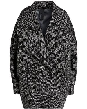Chiarulli Coat Virgin Wool, Cotton, Polyamide - Gray