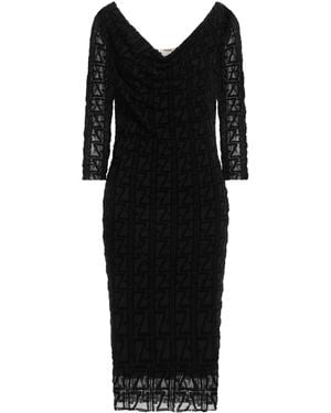 Fuzzi Midi Dress Polyamide - Black