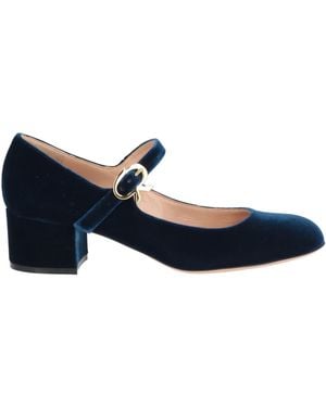 Gianvito Rossi Pumps Textile Fibers - Blue