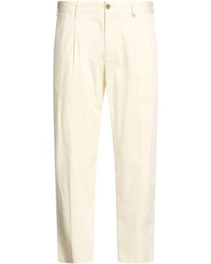 Myths Cream Pants Cotton, Elastane - Natural